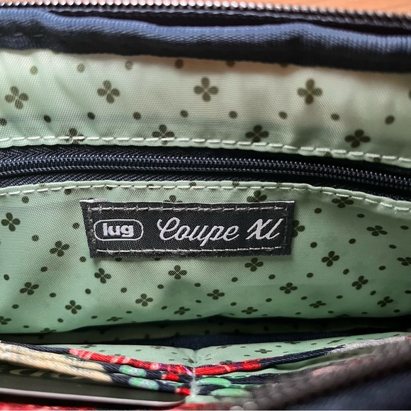 LUG Quilted RFID Convertible Crossbody Coupe 2 NWOT Travel Vacation Floral Print - Picture 4 of 15